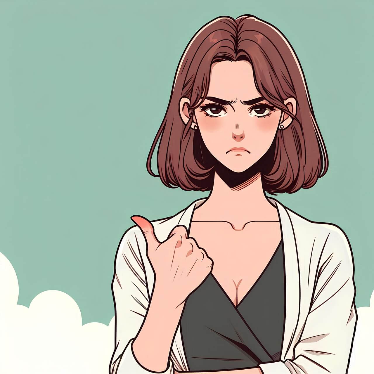ai generated woman annoyed 8855750