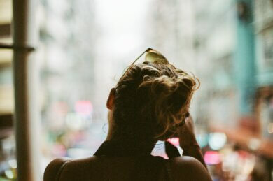woman wearing sunglasses