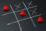 valentines day background tic tac toe 1777859