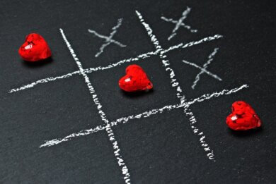 valentines day background tic tac toe 1777859